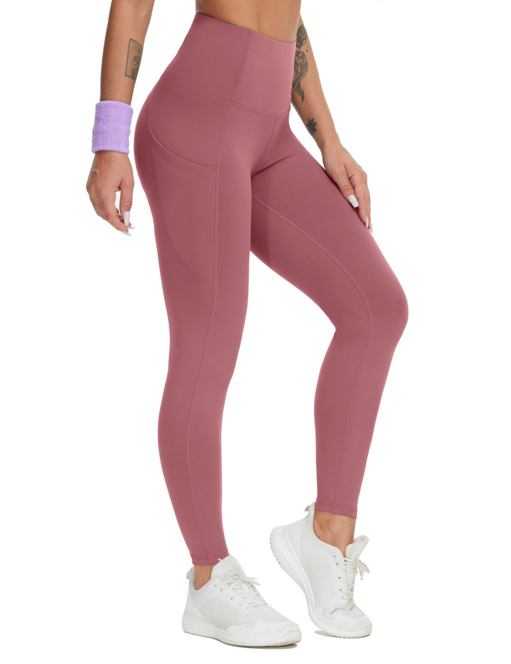Nike Yoga High-Rise 7/8 Training Tights DN4764-630 Laser Crimson Women’s Size L